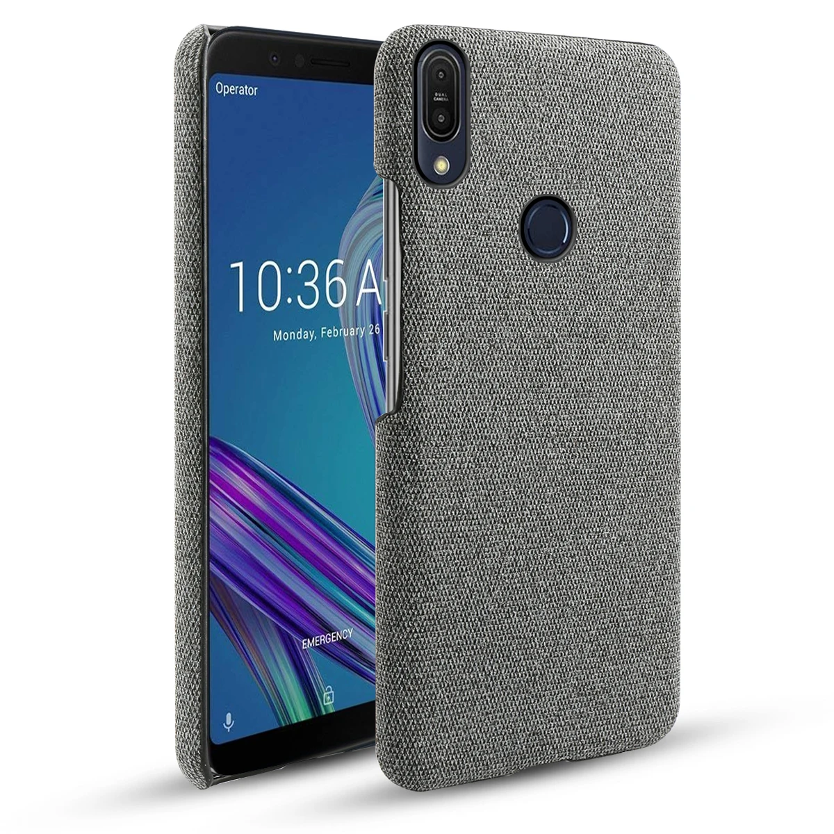 Для Asus Zenfone Max Pro M1 чехол ZB602KL ультра тонкий жесткий ПК тканый матовый тканевый