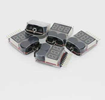 

1pcs 1-8s Led Low Voltage Buzzer Alarm Lipo Voltage Indicator Checker Tester wholesale