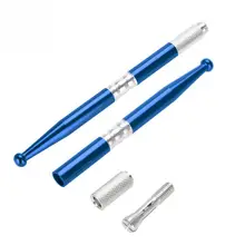 Ручка для татуировки, медицинский класс, нержавеющая сталь, пигментная чашка для татуировки, для практики, для макияжа кожи, инструмент для начинающих, Профессиональное использование