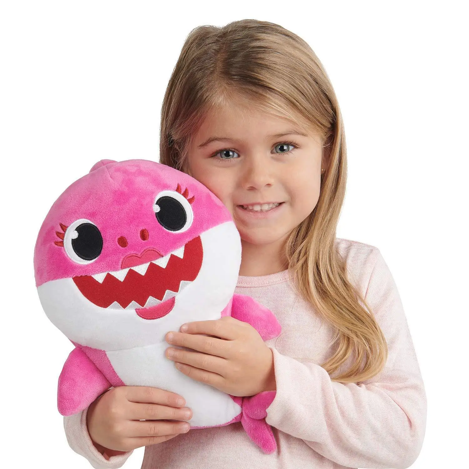 Бесплатная доставка мультфильм акулы мягкие куклы игрушечные лошадки для девочки Детские игрушки милый подарок эластичные экологически PU