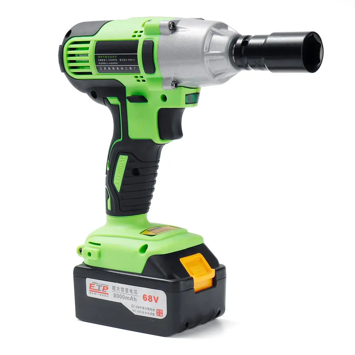 

Brushless Cordless Electric Impact Socket Wrench 68V 8000mAh 1/2 Battery Driver Hand Drill Installation Power Tools Home DIY