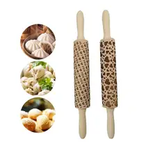 Кухонная Скалка День Святого Валентина бука инфракрасная Выгравированная тисненая напечатанная скалка для выпечки инструменты для помадки