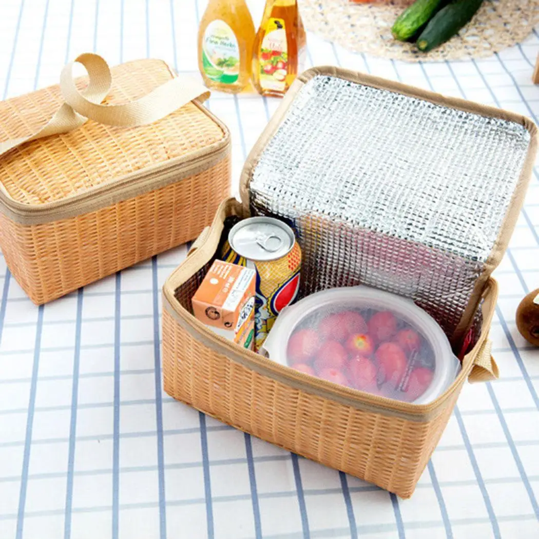 

Insulated Thermal Cooler Lunch Bag Handbag Pouch Picnic Storage Box