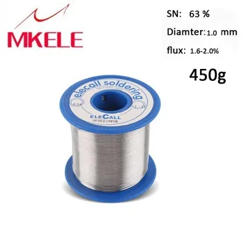 

Solder Wire 63/37 Tin 1.0mm 450g Pure Rosin Core Lead Roll Flux Reel Melt Soldering Arame de solda 59*59*54mm