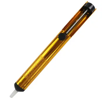 

1pcs Gold Solder Sucker Pump Desolder Vacuum Tin Stannum Remover Tool Suction Pen