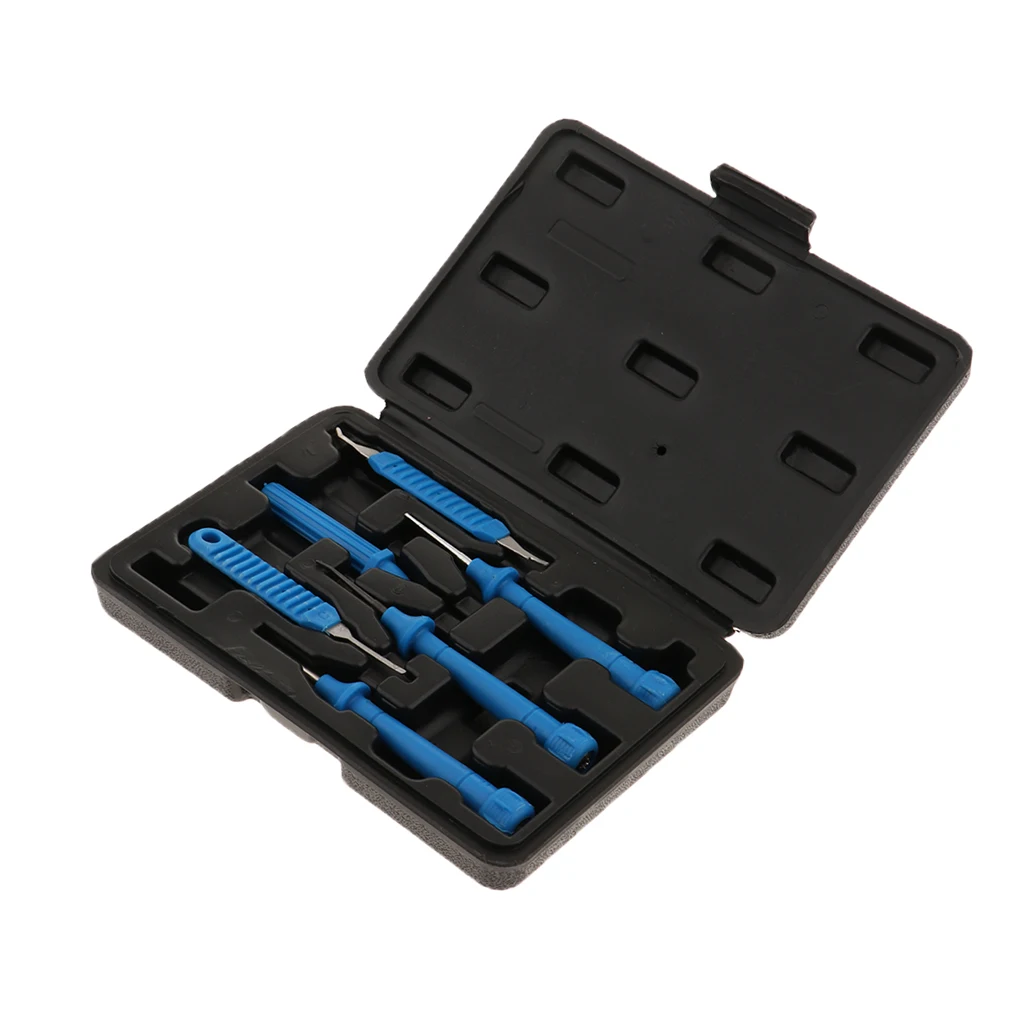 

1 Set Aluminum Alloy Car Wire Terminal Removal Tool Release Extractor Puller Wiring Connector Pin Back Needle Remove Tool Case