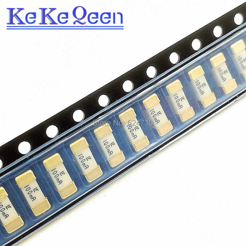 

100PCS/LOT Original ROHS 0451.100MRL 0451.100 1808 0.1A 125V 2410(6125) 100MA SMD SMT PTC Resettable Fuse