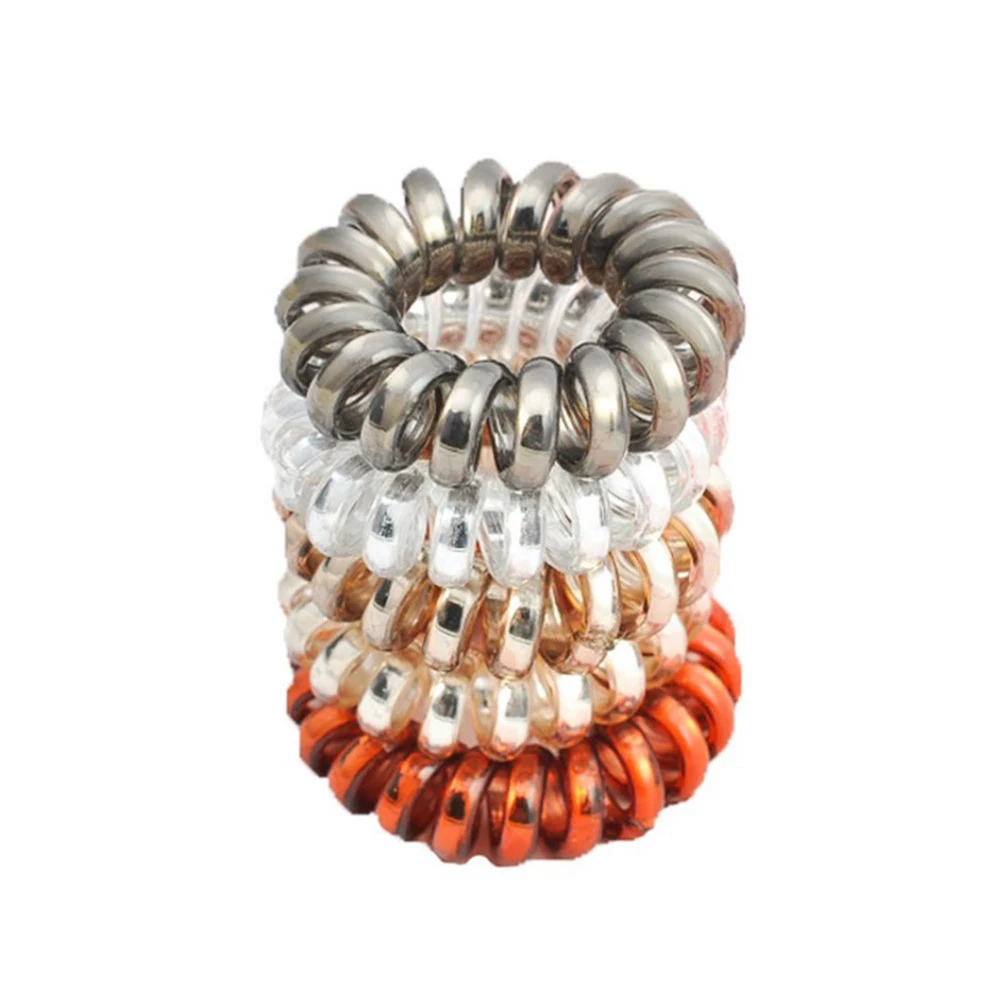 5 قطعة/المجموعة مرونة Scrunchie ل الفتيات المرأة عارضة الحلو مضاد للانزلاق سلك الهاتف خط الشعر Hairbands حلقة الأربطة المطاطية التبعي