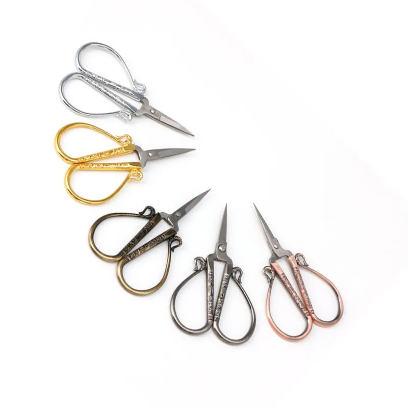 

Retro shear Tailor scissor Fine Sewing 10*6.5cm ZAKKA cross stitch Household Fabric cut handicraft DIY Vintage Antique trim