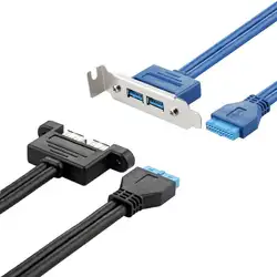 USB3.0 20 P кабель baffle шасси PCI бит расширения USB3.0 шасси высокое сохраняя провод