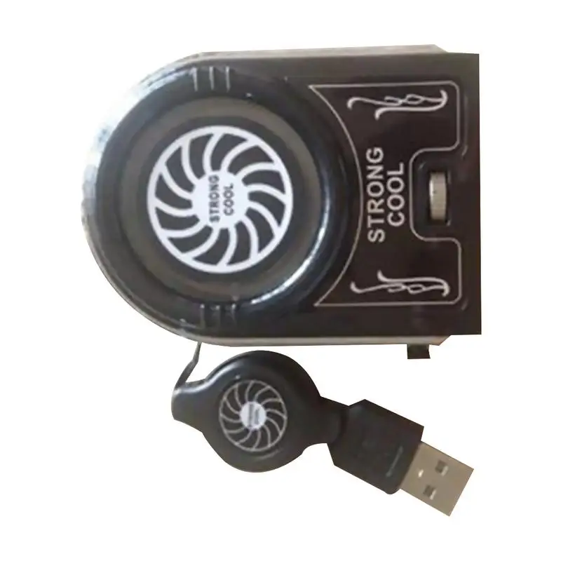 

Universal Laptop PC Cooler Exhaust Cooling Fan Heat Dissipation High Performance Fan for Fast Cooling USB Hot Air Extractor #BW
