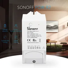 Sonoff Pow R2 Wi-Fi Беспроводной переключатель ON/Off 16A умный дом с реальным временем Мощность измерения потребления прибор дистанционного