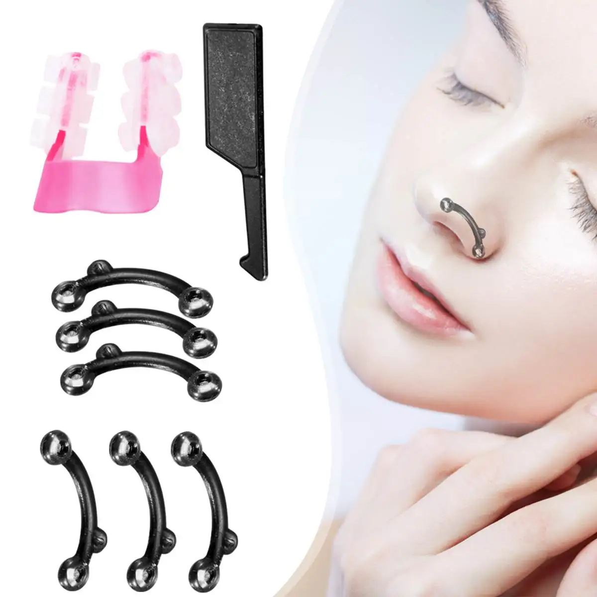 

Secret Invisible Nose Up Lifting Clip Shaper Shaping Tool Hook Straightening Kit