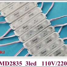 AC110V/AC220V светодиодный входной инжекторный модуль для буквы знак 78 мм(L)* 18 мм(W) SMD 2835 3 светодиодный 2 Вт Двухсторонний PCB супер качество