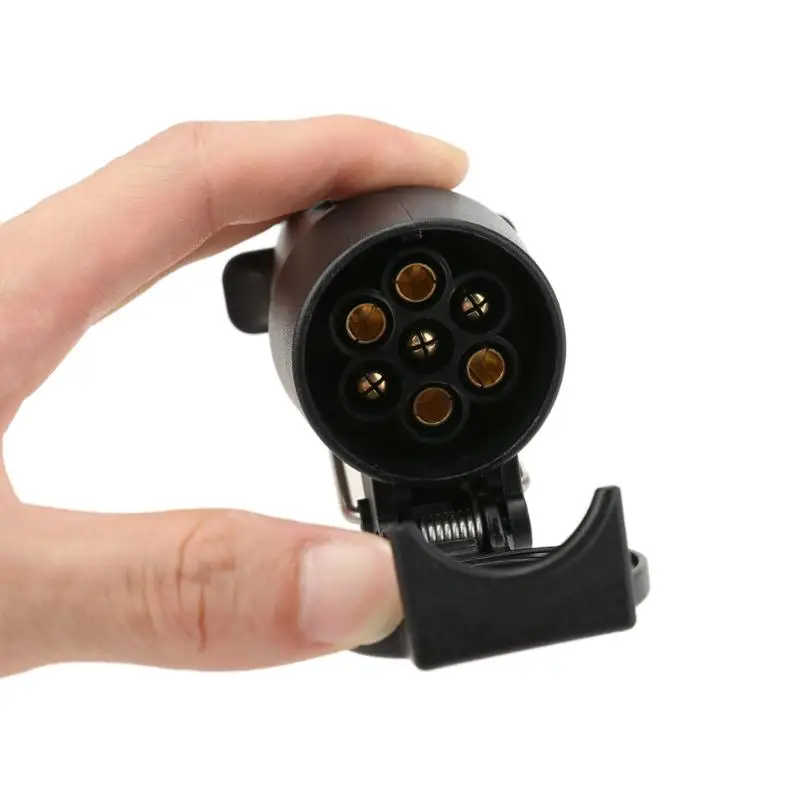 

12V N type Signal Test Car Electronic Trailer Plug Socket Towbar Lighting Board 7 Pin Car Trailer Plug Socket Connector Tester