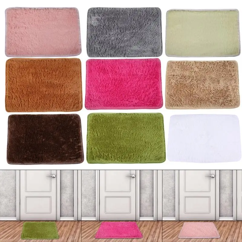 Buy 9 Colors 40X60cm Bathroom Carpet Door Mat Floor