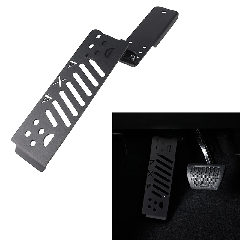 

Left Foot Rest Pedal Driver Side Pedal Aluminum Alloy Car Accelerator Fuel Brake Clutch for Jeep Wrangler JL & Unlimited 2018