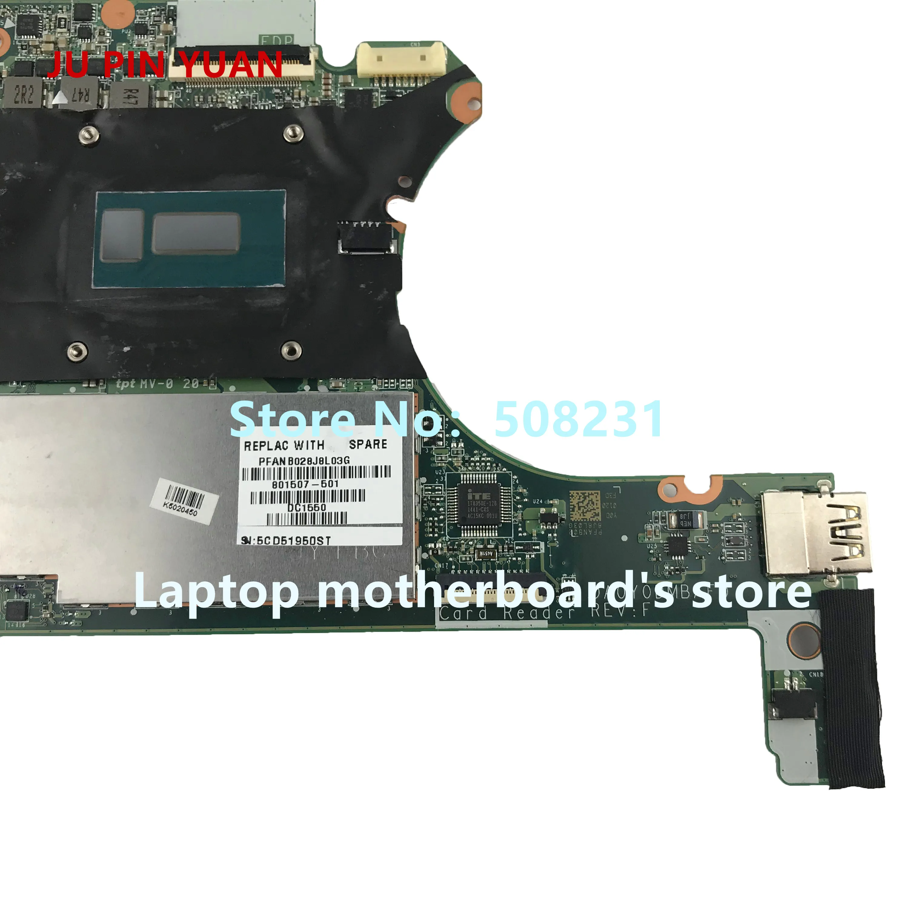 جو دبوس يوان 801507-501 DA0Y0DMBAF0 ل HP شبح X360 13-4000 سلسلة اللوحة المحمول جميع وظائف بالكامل اختبار