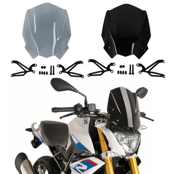 

For BMW G310R 2017-On Motorcycle Windshield Windscreen with Mounting bracket High Quality ABS Plastic
