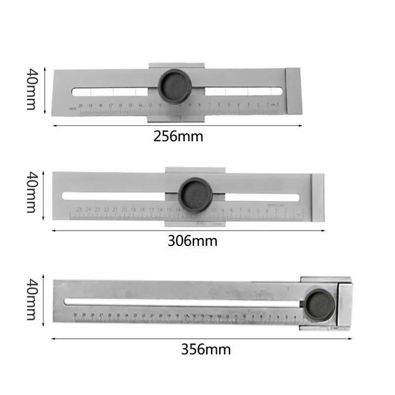 

National Standard Industrial Grade High Precision Marking Rule Scribe Gauge Straight Rule 200 250 300 Mm
