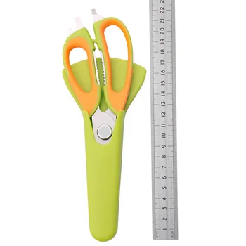 

Household kitchen refrigerator scissors Poultry Kitchen Chicken Bone Scissor with Magnetic Case Shear Fish Duck Cut