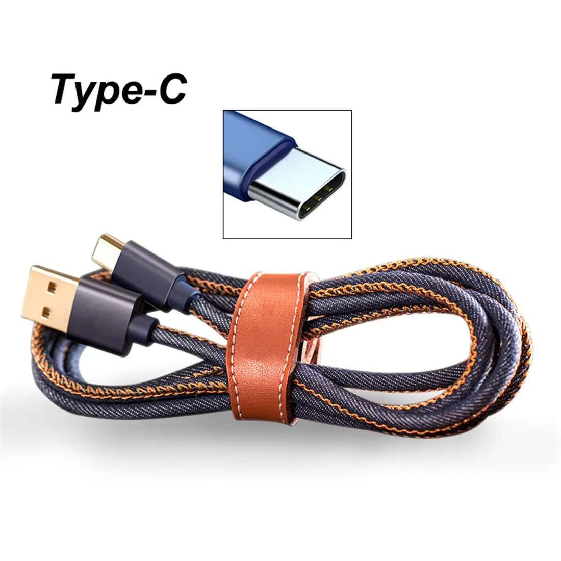 

2.1A fast charge cowboy data cable USB data sync smart phone universal charger wire for Type-C