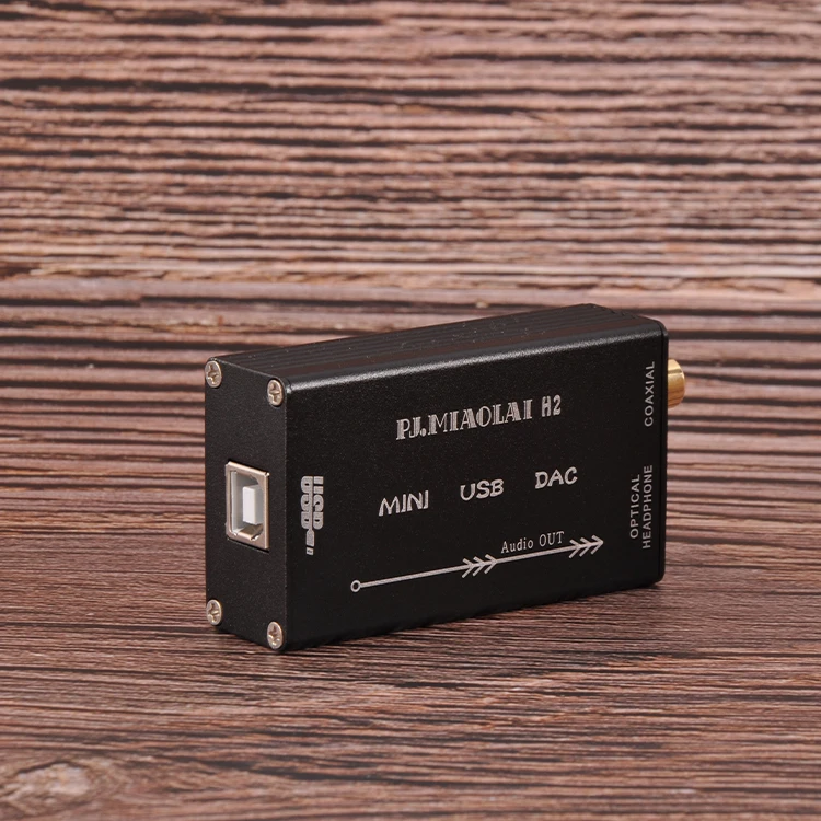 

Portable PC USB PCM2704 DAC supports AUX fiber and coaxial output HIFI audio decoder H2