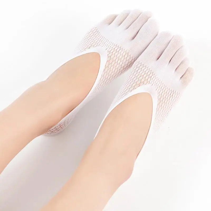 

Ladies Summer Velvet Five-Finger Silk Stockings - Heel Point Silicone Non-Slip Ultra-Thin Tide Five-Finger Socks