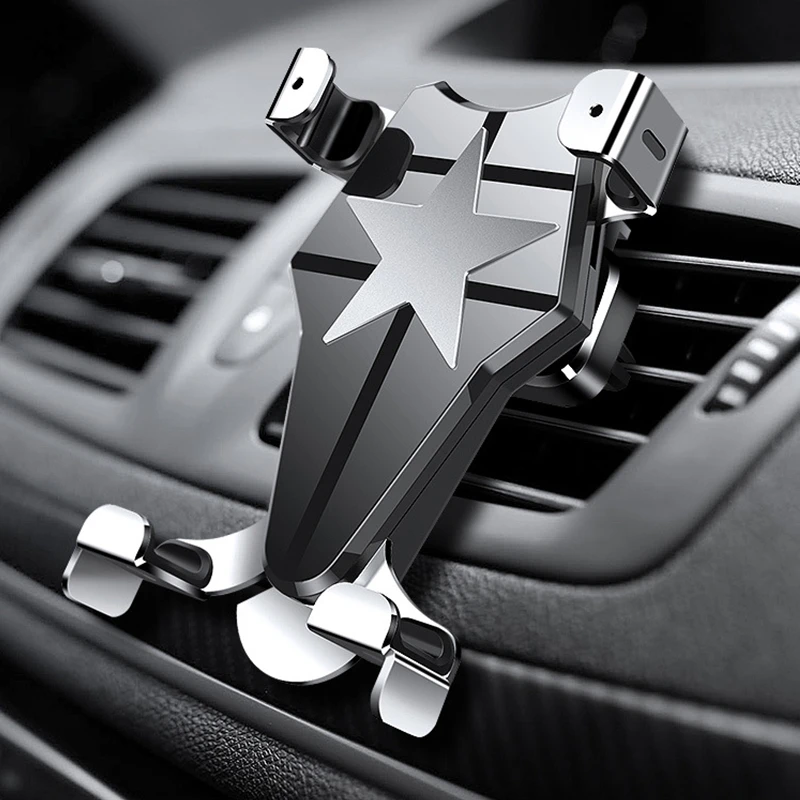 

Car Phone Holder For Samsung S10 Mobile Phone Stand Gravity Car Holder For iphone X XS MAX 4.7 To 6.28 Inch Universal Cell Phone