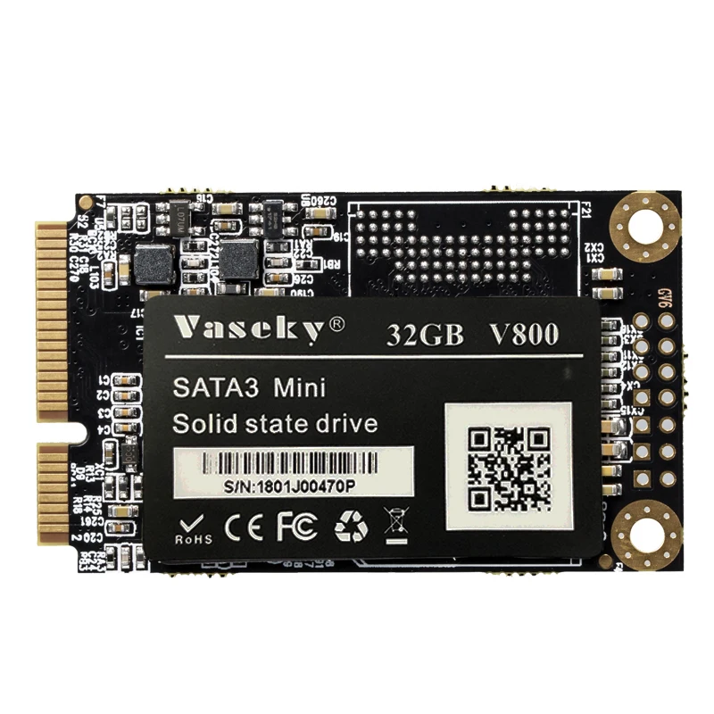 

Vaseky Hard Drive Disk, Mini mSATA 3 1.8 Inch SSD Hard Drive Disk Solid State Drive For Notebook Desktop Computer(32G)