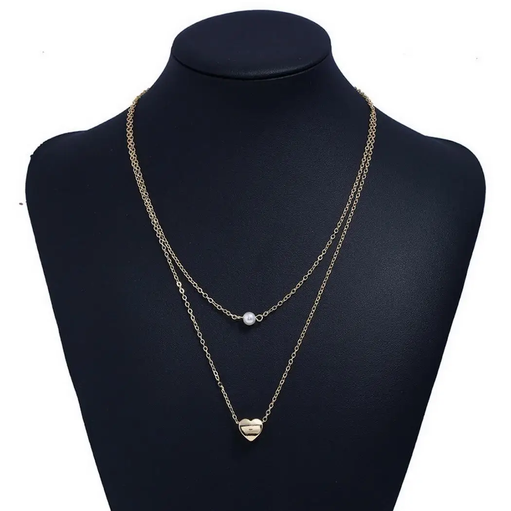 necklace 1 pcs x Simple stylish Pendant pattern Long is Alloy Necklace