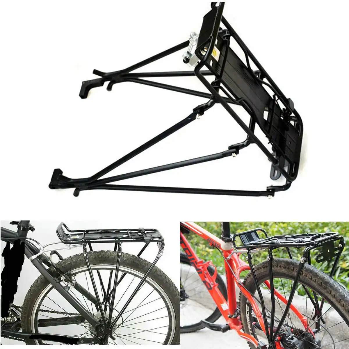 Mountain Bike Bicycle Cargo Racks Aluminum Bicycle Luggage Carrier MTB