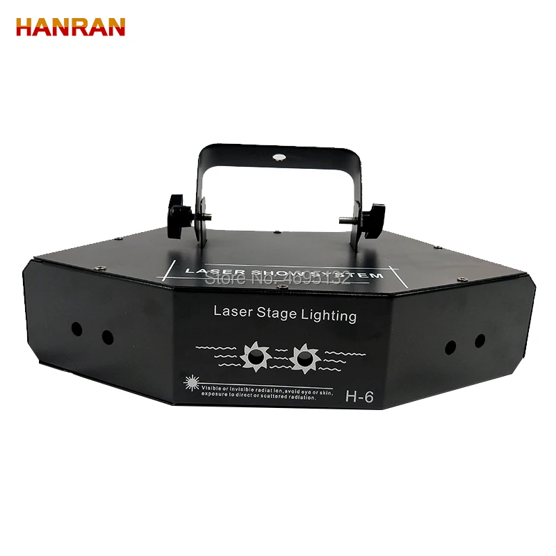

DMX512 Scan Laser Light RGB Full Color Six-Eye Beam Laser Lights