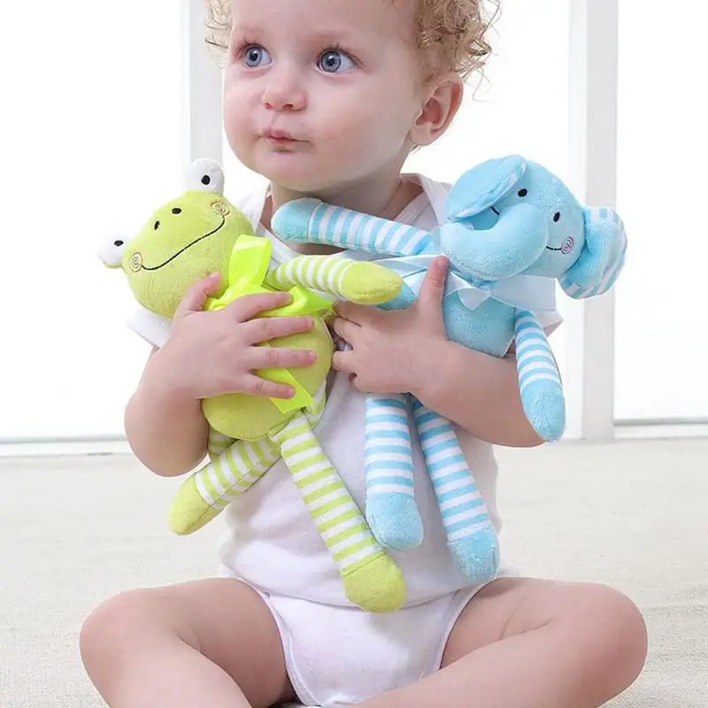 

New Style Plush Stuffed Cute Appease Rabbit Bear Animal Toys Infant Baby Comfort Dolls For Children Kids Birthday Pretty Gift O3