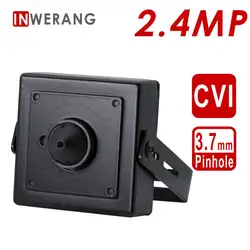 Inwerang 2.4MP CVI CCTV безопасности мини Тип камера, HD 3,7 P мини мм 1080 мм объектив Крытый Металл безопасности камера