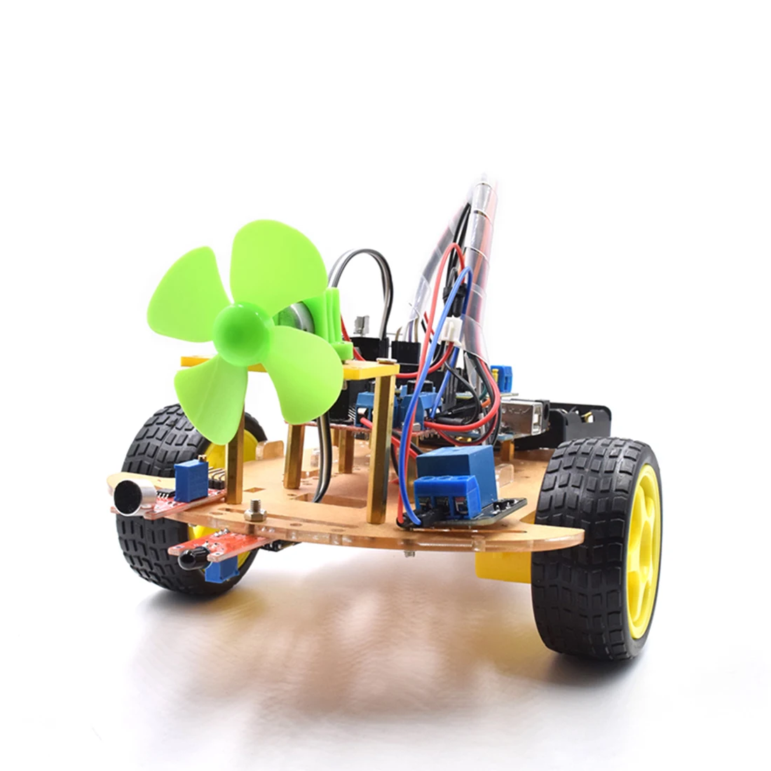 MODIKER Wireless Remote Control Smart Car DIY Kit Infrared Control Robot Car DIY Kit for Arduino High-teach Programmable Toys