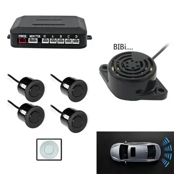 

2019 New Video Parking 4 Sensor Reverse Radar Assistance Monitor Digital Display And Step-up Alarm