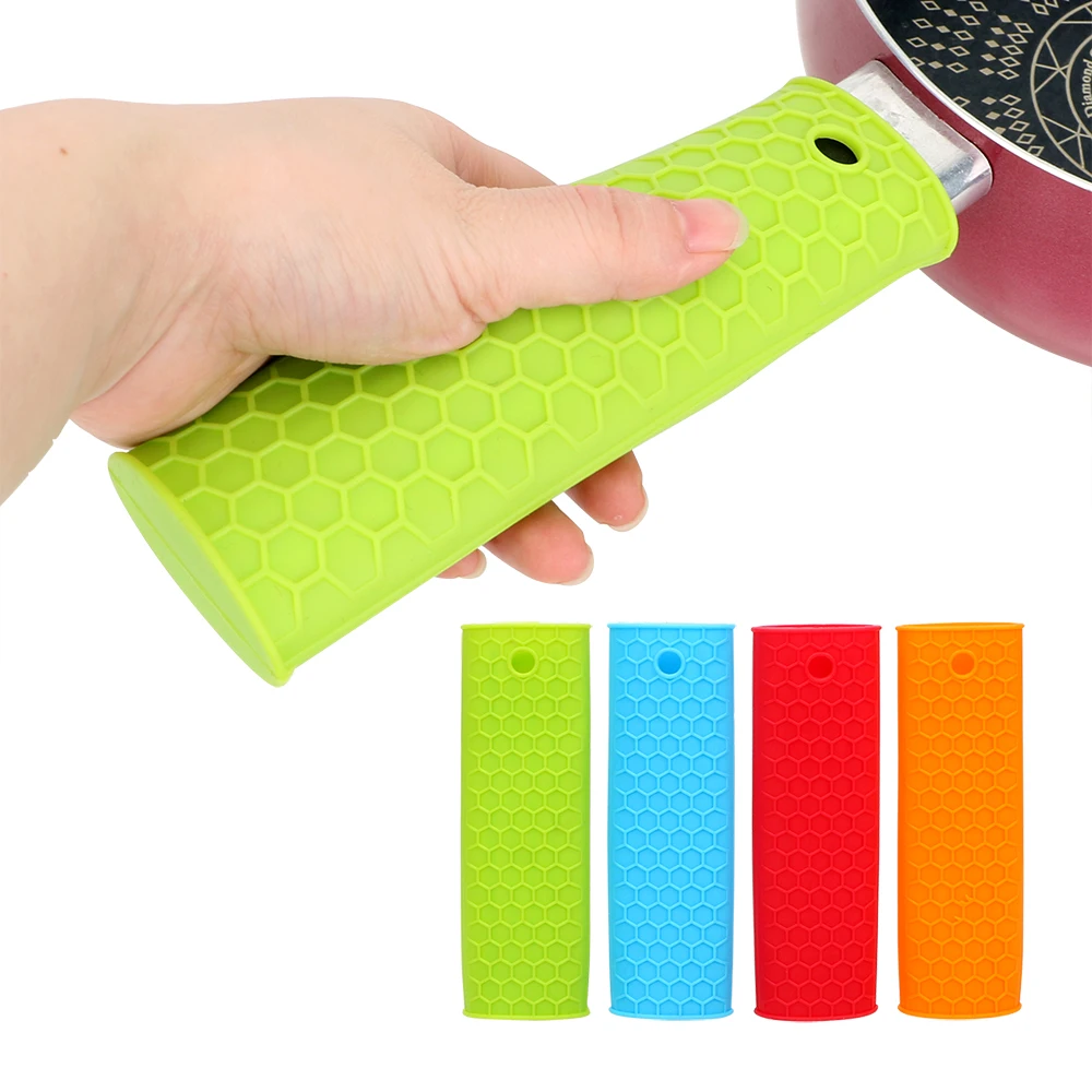 Cookware Parts Kitchen Accessories Pan Pot Handle Cover Saucepan Skillet Holder Grip Silicone Non-slip Potholder Cookware Parts Kitchen Accessories Pan Pot Handle Cover Saucepan Skillet Holder Grip Silicone Non-slip Potholder