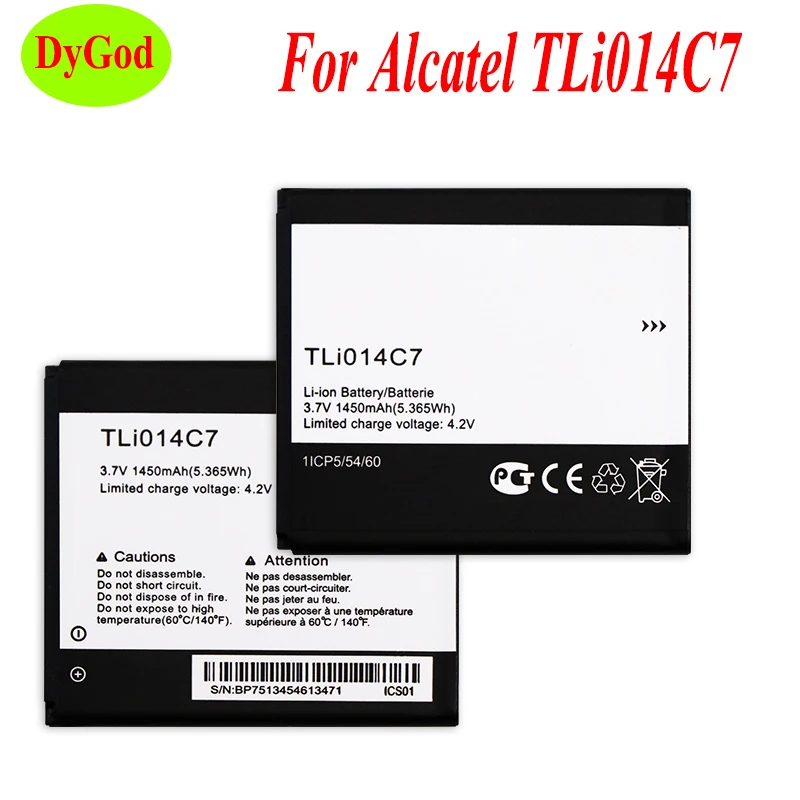 

TLi014C7 Battery for ALCATEL onetouch Pixi First 4024D 4.0" TLi014C7 1ICP5/54/60 Batterie Accumulator 1450mAh