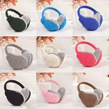 Inverno Caldo Lavorato A Maglia Paraorecchie Paraorecchie Delle Donne di Modo Delle Ragazze Ear Muffs Earlap diversità di Colore