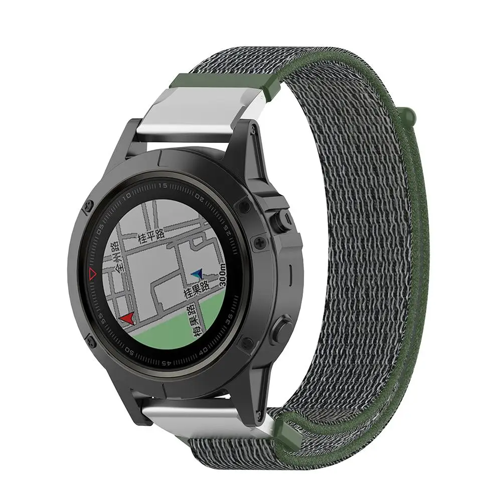 Запястье для Garmin Quatix 3 Fenix 5X Fenix3 HR Tactix Bravo Смарт часы нейлон Спортивный ремешок на