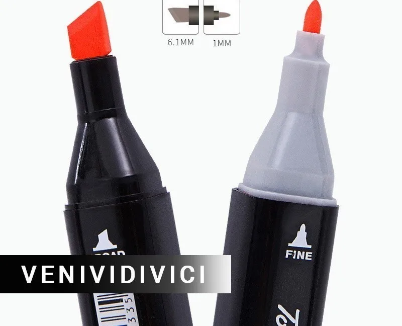 

Best Marker pen 32/48/72 Colors Multicolor Oily Double-headed Nib Student painting school Horticultural Landscape Design