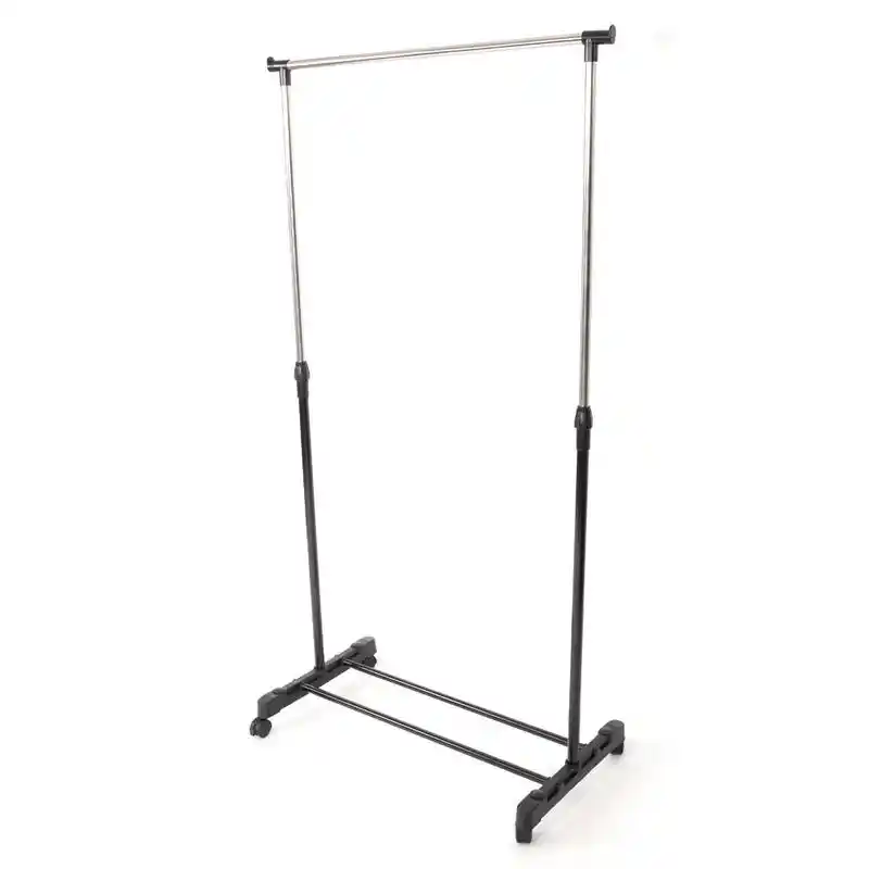 Estanter/ía Almacenamiento para Colgar Ropa Estante de Secado de Ropa EBTOOLS Perchero con Ruedas Ajustable