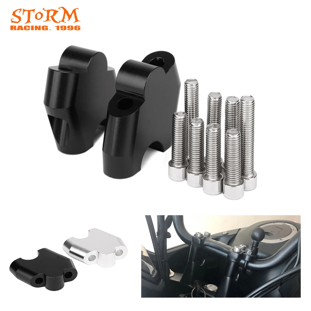 Motorcycle Handlebar Riser Mount Extension Clamps For Honda NC700S NC700X NC750X CB500Xin