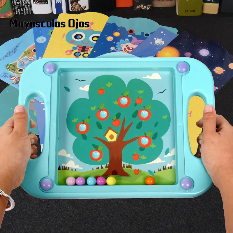 

Children's Balance Roller Pocket Bead Labyrinth 3-6 Years Old Boy And Girl Game Focus Training Educational Toys