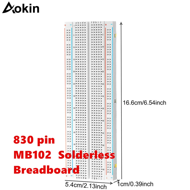 Макетная плата 830 беспаечный макетная Pin печатная MB 102 MB102 тестирование Разработка