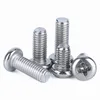 100pcs PM1.2/1.4/1.6/2/3 M2 M3 ISO7045 Din7985 GB818 Nickel Plated Cross Recessed Round Pan Head Pm Screws Phillips Screws ► Photo 1/4