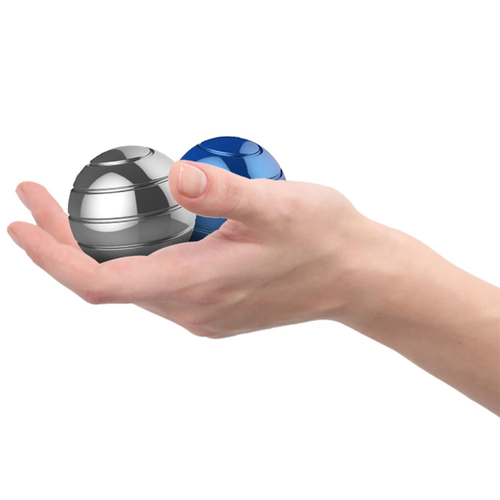 Spherical Rotating Gyro Anti Stress Decompression Toy Kinetic Adults