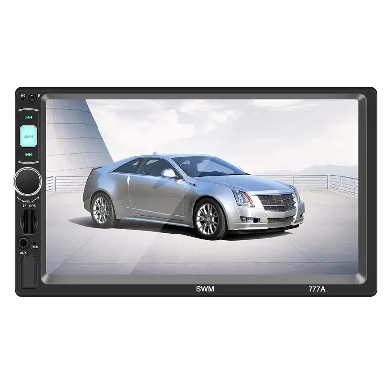 

777A WINCE 7 Inch Touch Screen Car Stereo MP5 Player GPS Navi FM Radio Head Unit 78*102mm for Android and for iOS 2019 new