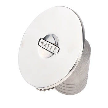 

Boat Deck Fill Filler Keyless Cap - 1-1/2 Inch (38mm) 316 Stainless Steel